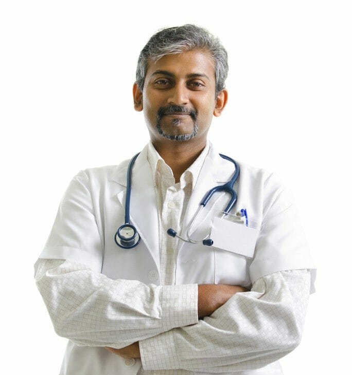 Indian male doctor